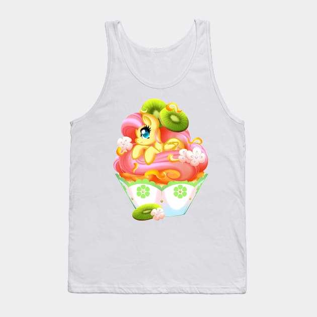 PonyCake Fluttershy Tank Top by BambooDog